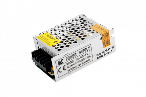 Блок питания для светодиодов 220/12V 40W, IP20 сетка — купить оптом и в розницу в интернет магазине GTV-Meridian.